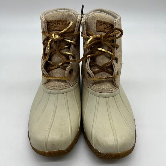 Sperry Boot Women Size 6 Medium Top Sider SaltWater Boots - Picture 9 of 13